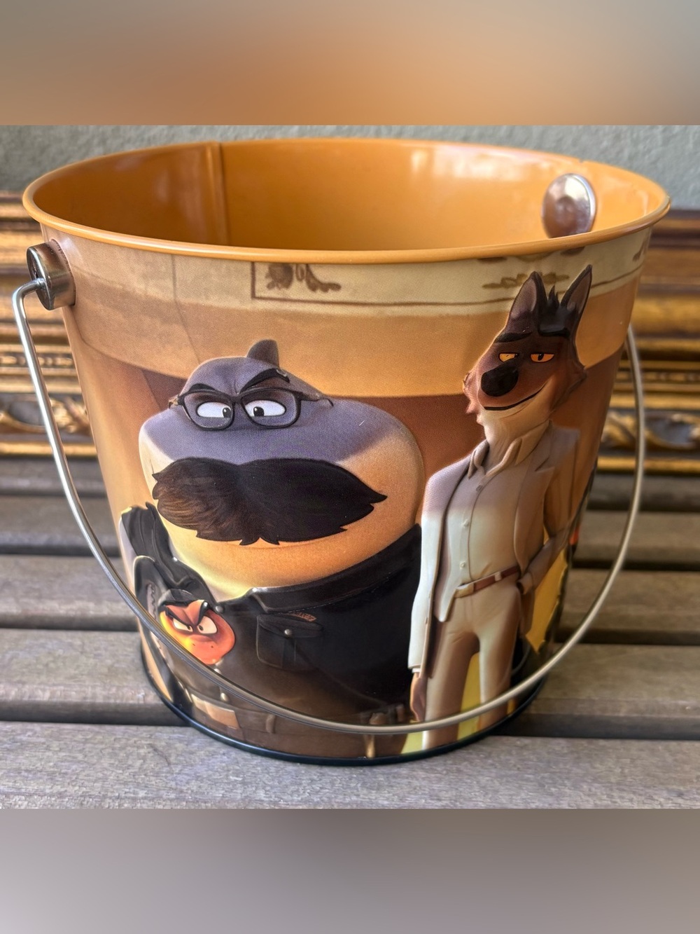The Bad Guys 2 DreamWorks Popcorn Tin Bucket Collectible